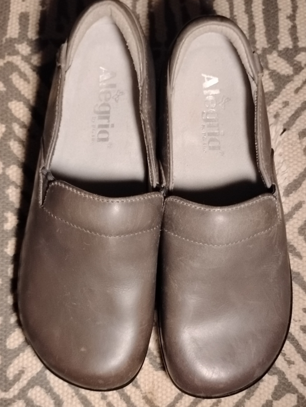 Alegria Women's Slip-On Comfort Shoes in Gray Sz 36